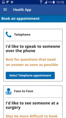 Birmingham/Solihull Health App android App screenshot 1