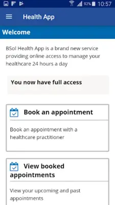 Birmingham/Solihull Health App android App screenshot 3